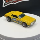 Vintage Hot Wheels Redline Monte Carlo Stocker Yellow W/ Original Tampos - Good!