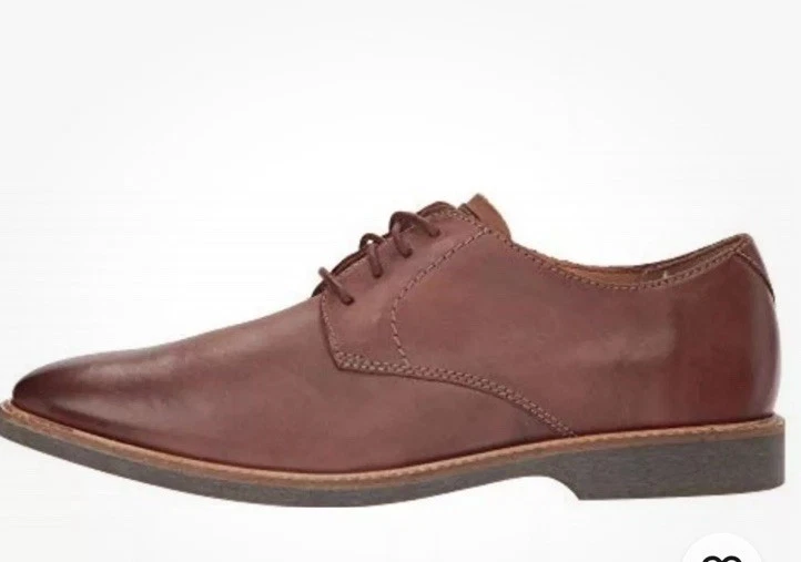 SCARPE STRINGATE COMODE UOMO CLARKS ARTIGIANALI ATTICUS PIZZO MOGANO PELLE MARRONE CHIARO 9 5M