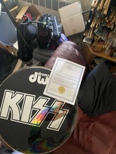 Kiss /Peter Criss 22” Bass Drumhead Psycho Circus Tour (ShipTheBox) COA