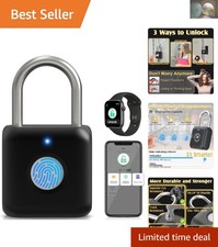 Superior Security Fingerprint Lock - USB Rechargeable and Bluetooth Enabled