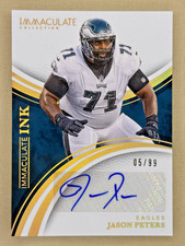 2025 Panini Immaculate Jason Peters INK auto /99 Philadelphia Eagles NEW!