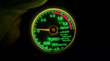 Rare Greddy Trust Mechanical Boost Gauge JDM Drift Skyline Supra Rx7 Turbo