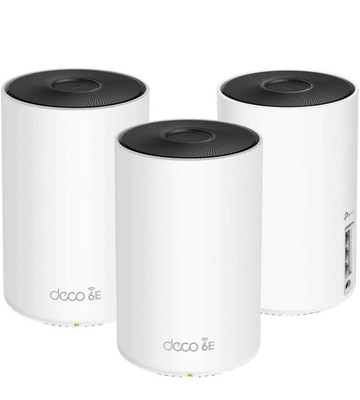 NEW TP-LINK DECO AXE5300 5300 Mbps WiFi 6E 3 Port Wireless Router 7200 Sq Ft