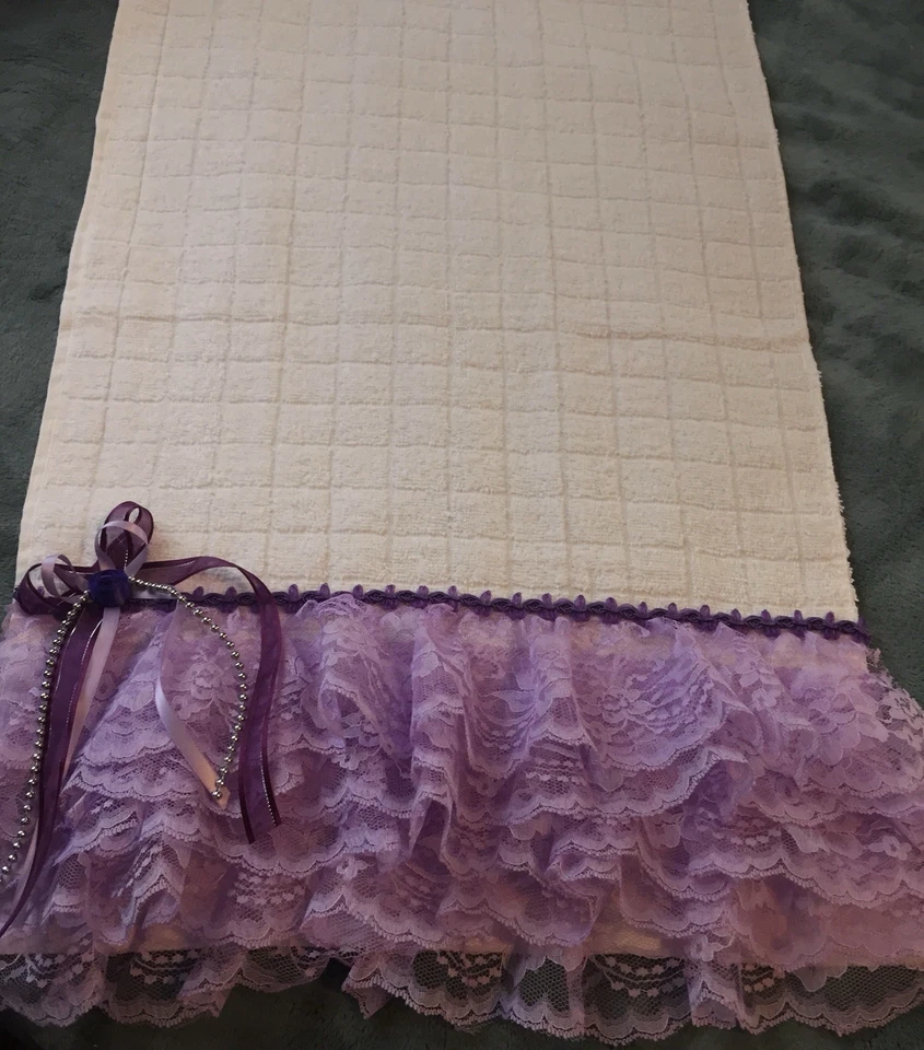 Juego de 3 toallas de cocina con motivo de gato, 100 % algodón, lazo de mano. Crema, gris, plata... Foto 4 de 4