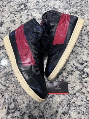 Size 11.5 - Nike Air Jordan 1 Retro High OG Defiant Couture Black/Red Men s