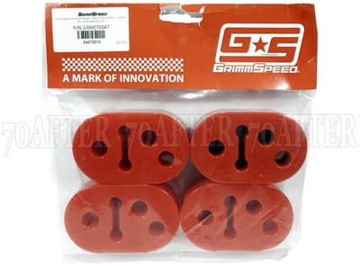 GrimmSpeed 70A Polyurethane 12mm 2 Position Exhaust Handers [Set of 4]