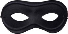 Black Masquerade Half Mask Halloween Costume Cosplay Party Accessory