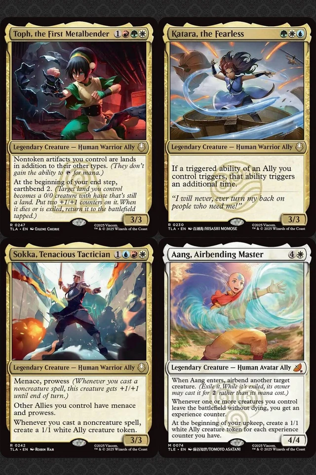 Avatar Aang / Aang, Master of Elements Commander Deck Ally Tribal MTG Magic EDH - Image 2 of 4