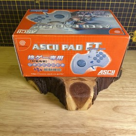 SEGA Dreamcast ASCII PAD FT Controller ASC-1301P Boxed Complete Clean DC Japan