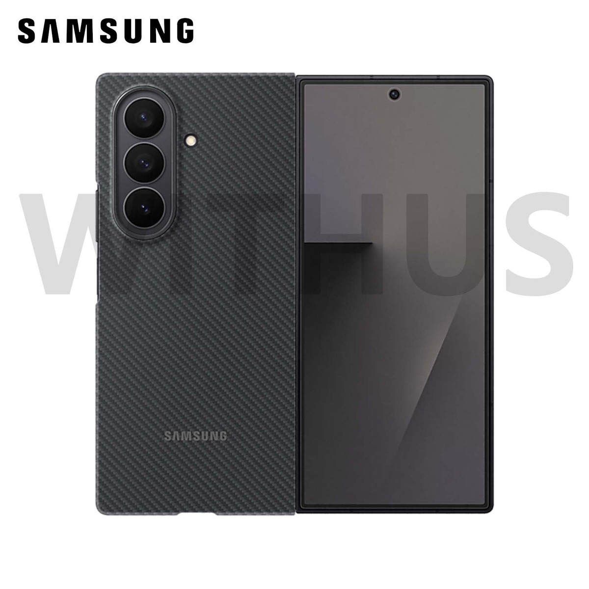 SAMSUNG Galaxy Z Fold 7 Carbon Shield Case Official Cover EF