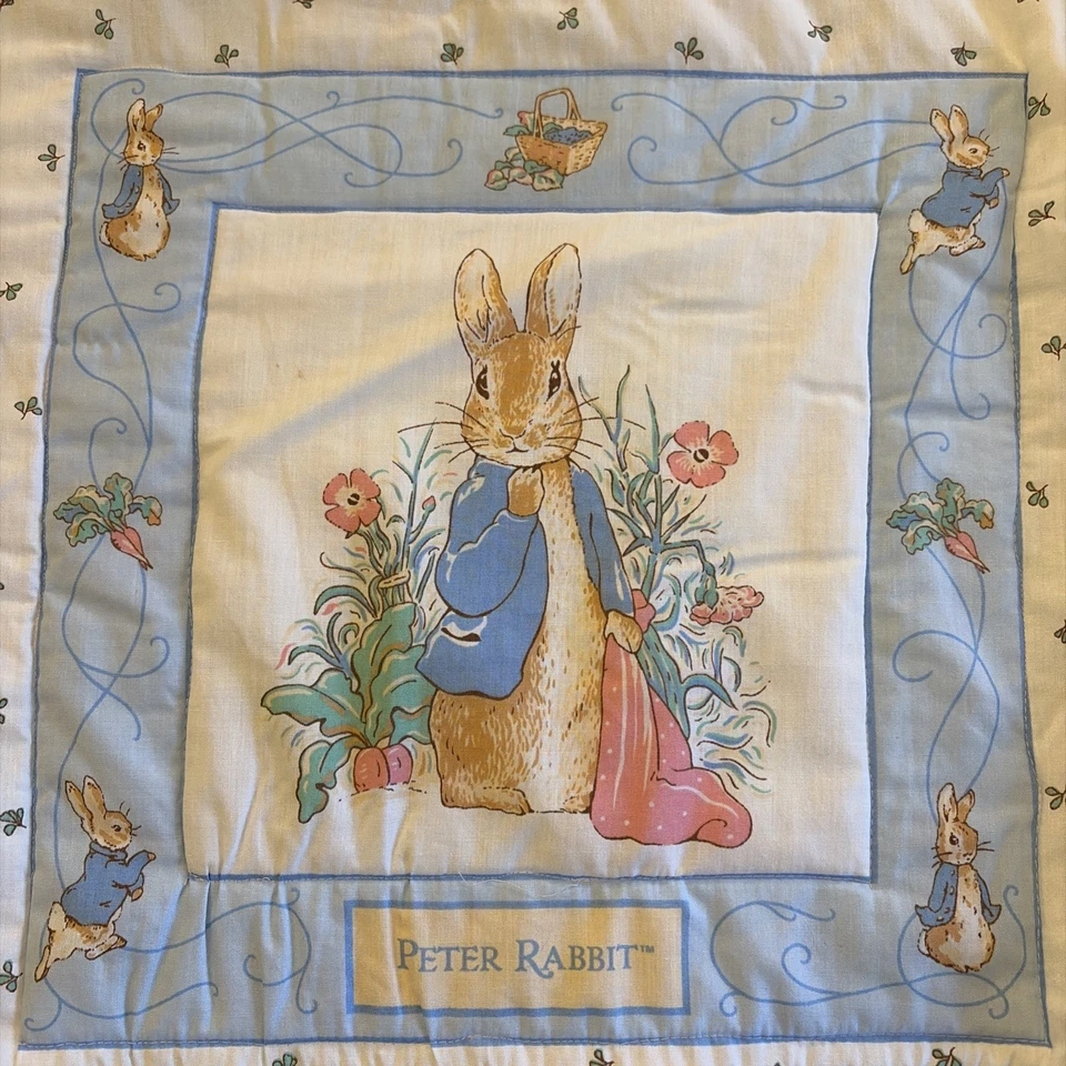 Manta Edredón Bebé De Colección Peter Rabbit Benjamin Bunny Beatrix Potter Foto 2 de 4