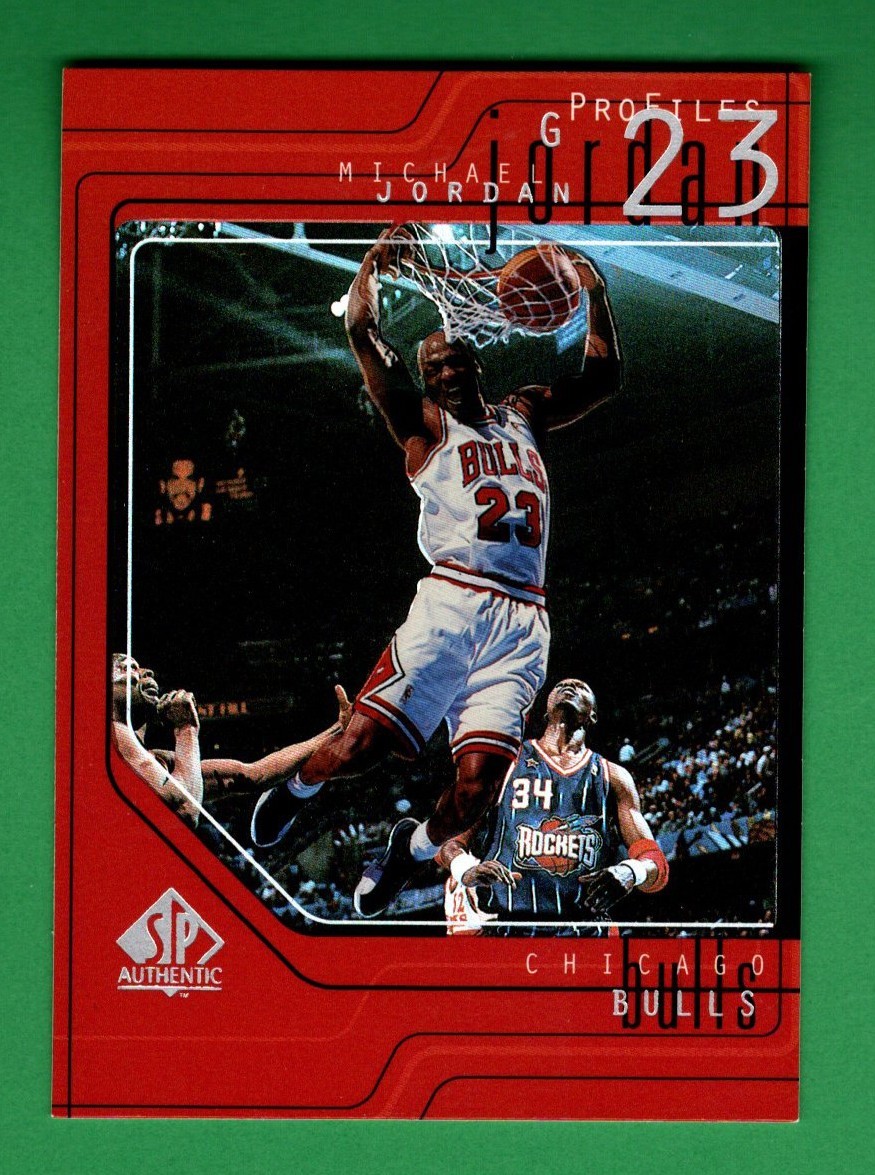 1997-98 SP Authentic Profiles 1 #P1 Michael Jordan Chicago Bulls HOF