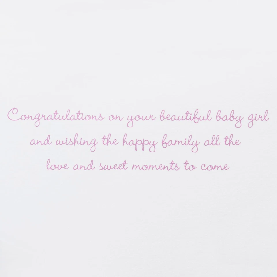 Hello Kitty Baby Girl Greeting Card With Felt Attachments And Envelope - Image 3 of 4