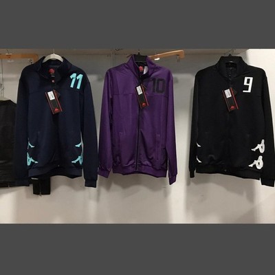 NWT KAPPA CHOOSE ZIP UP JACKET NAVY PURPLE price for each (BLACK SOLD) Jacket L