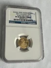 2011-W $5 American Gold Eagle 1/10 oz PF70 UCAM NGC #011 25th Anniversary ER