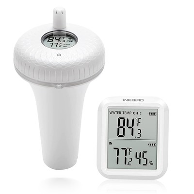 IBS-P01R 2nd Generation Wireless Floating Pool Thermometer Easy to Read for H...