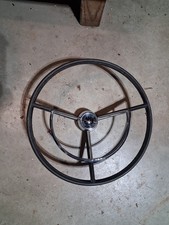 1960 - 1963 Ford Falcon Ranchero Steering Wheel Horn Ring Damaged