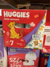 Huggies Little Movers Diapers, Size 7 - 88 Count