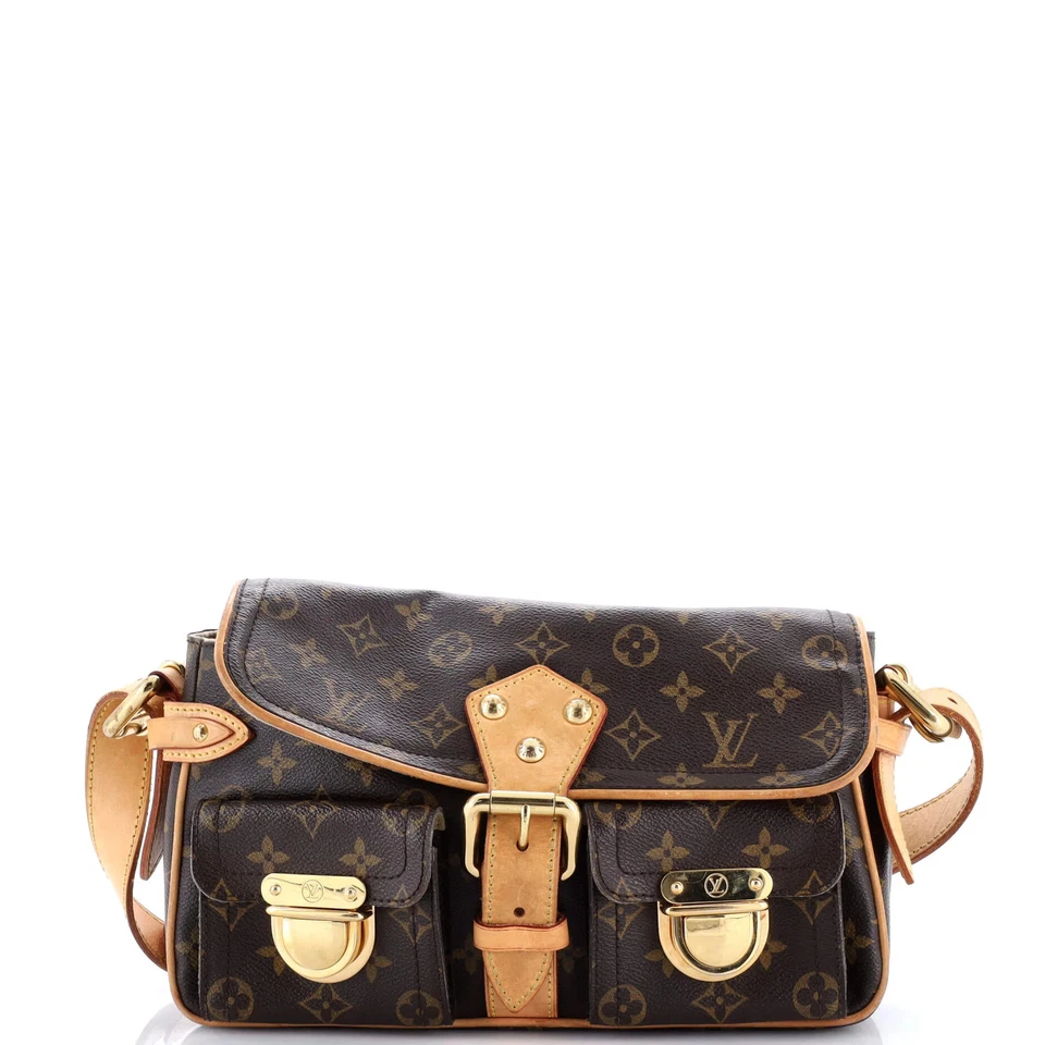 Bolso de mano Louis Vuitton Hudson monograma lona PM