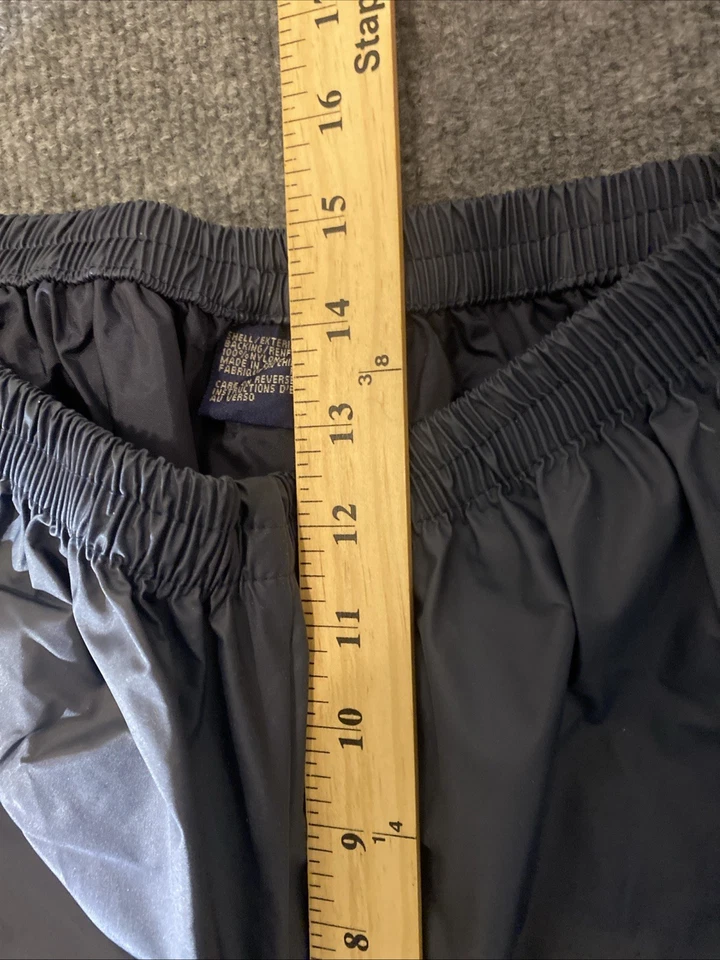 Pantalones de lluvia de nailon exteriores de PVC para hombre grandes cintura elástica nieve ropa de trabajo húmeda Foto 4 de 4