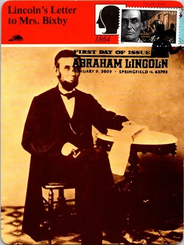 Dr Jim Stamps Maximum Card Abraham Lincoln 42C Fdc