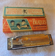 The Beetles Harmonica M, Hohner Harmonica Made in Germany 1964