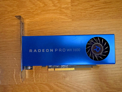 AMD Radeon PRO WX 3100 Grafikkarte  4 GB GDDR5  1x DP + 2x Mini DP