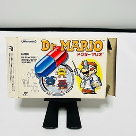 [Operation confirmed] Famicom Dr. Mario box with instructions Nintendo FC