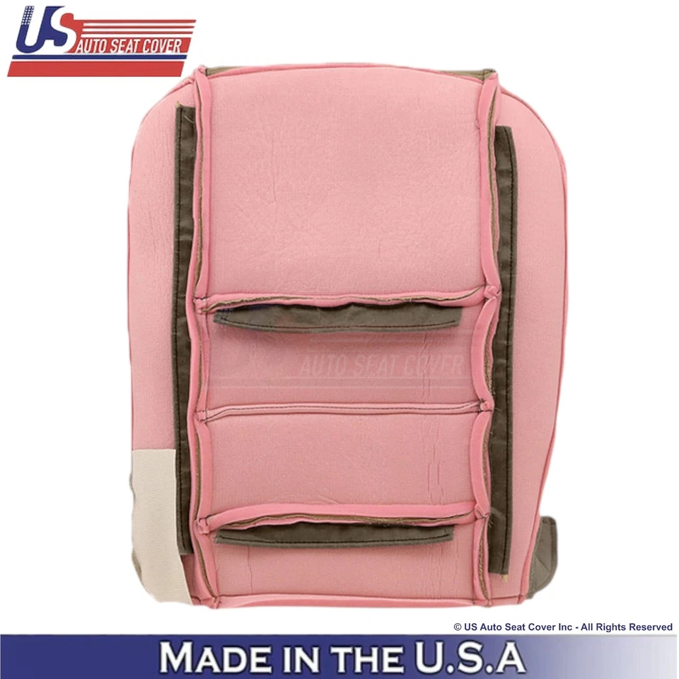 Cubiertas de repuesto delanteras de cuero sintético tostadas para Ford F250 F350 Lariat 2003-2004 OEM Foto 4 de 4