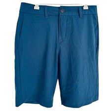 Abercrombie Fitch Kids Unisex Navy Blue Flat Front Shorts Size 13/14