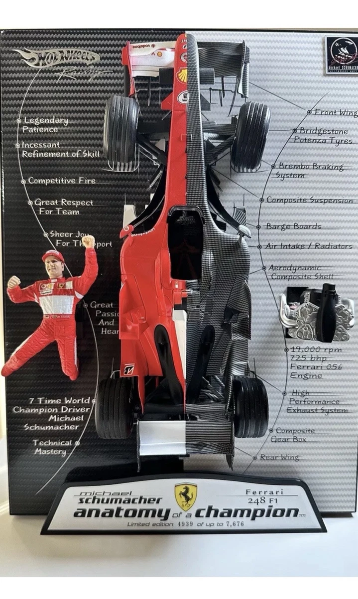 Ferrari F2006 ミニカー 1/18 2006年サンパウロGP 1/18 Hotwheels Michael Schumacher 2006 'Marlboro' Conversion