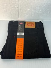 Levi's Men's 511 Slim Fit Stretch Jeans Size 42x30 - Black (#1673236) B12