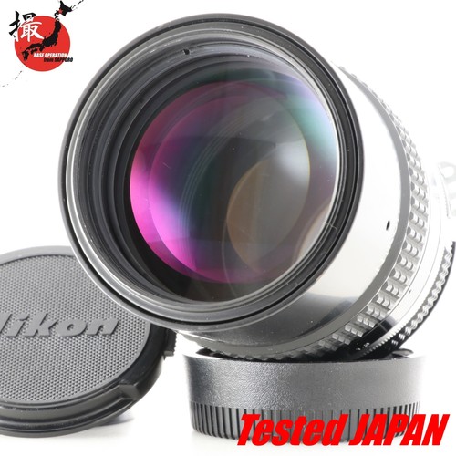 Nikon Ai NIKKOR 135mm f2.8 MF Telephoto Lens w/ Caps Near MINT Tested Japan