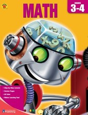 BRIGHTER CHILD BOOK OF MATH, GRADES 3-4 COMPLETE BOOK OF By School Specialty