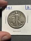 1941 Walking Liberty Half Dollar, 90% Silver