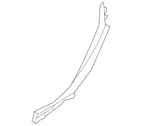 Moldura de recubrimiento para Hyundai (N/P 84690-2W100-GV2)