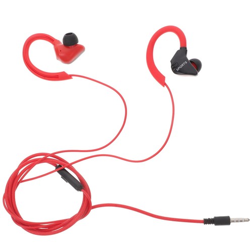 Banda para el cuello con cable auriculares deportivos ganchos para los oídos auriculares auriculares bajos auriculares - Imagen 5 de 12