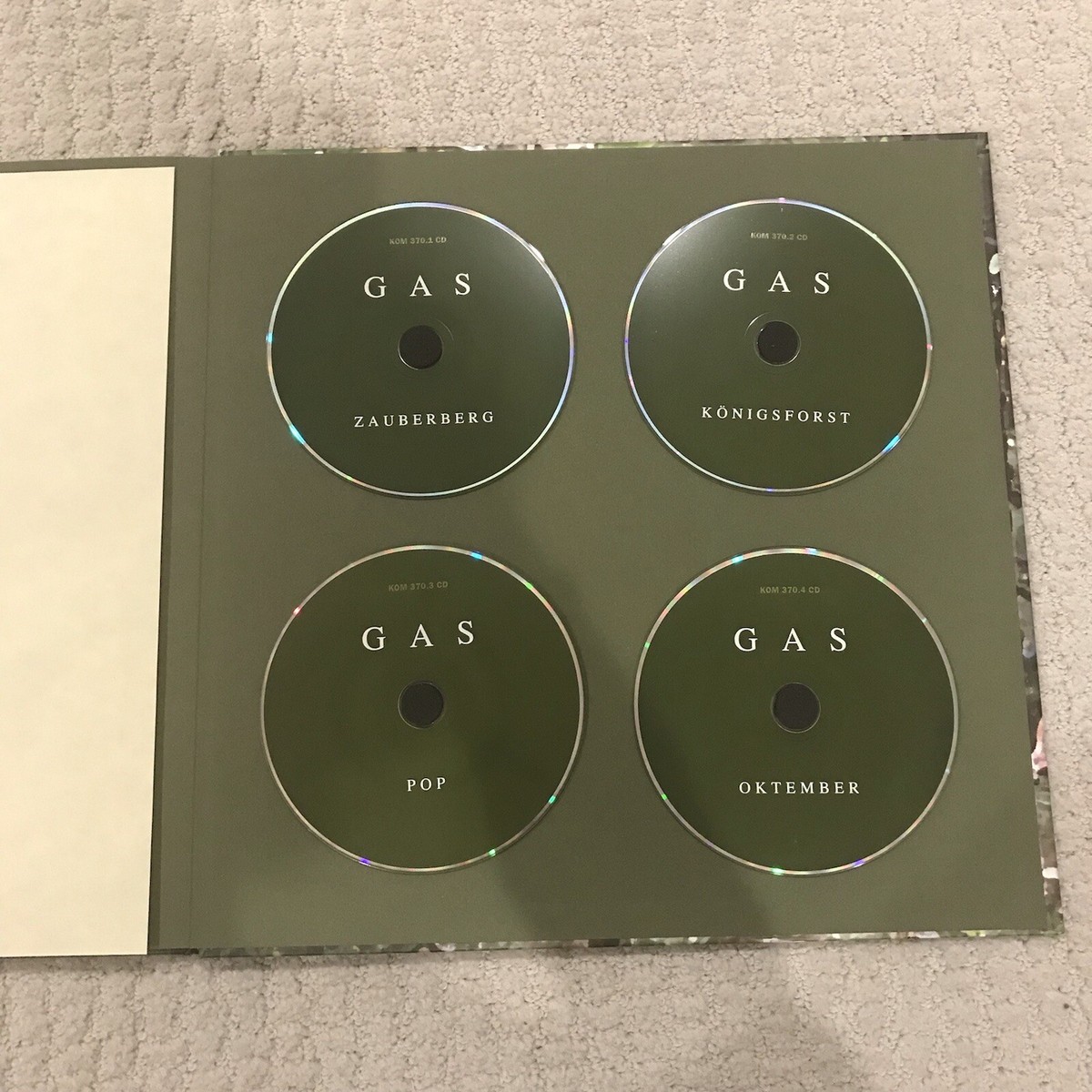 SIGNED by GAS (Wolfgang Voigt) Box Set Vinyl & CD Fennesz