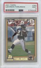2001 Topps Ladainian Tomlinson #350, San Diego Chargers, PSA 9 MINT,(B193)