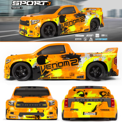 NEW HPI SPORT 3 VENOM II 1/10 4WD with 2.4GHz Radio & Painted Body Race Truck