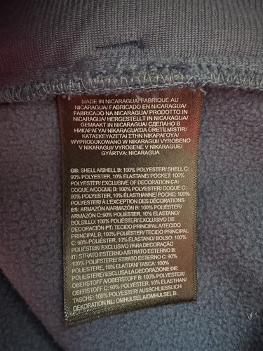The North Face Men’s 2XL Big Apex Bionic 3 Jacket Shady Blue Heather NFOA84JXHKW - Picture 10 of 12