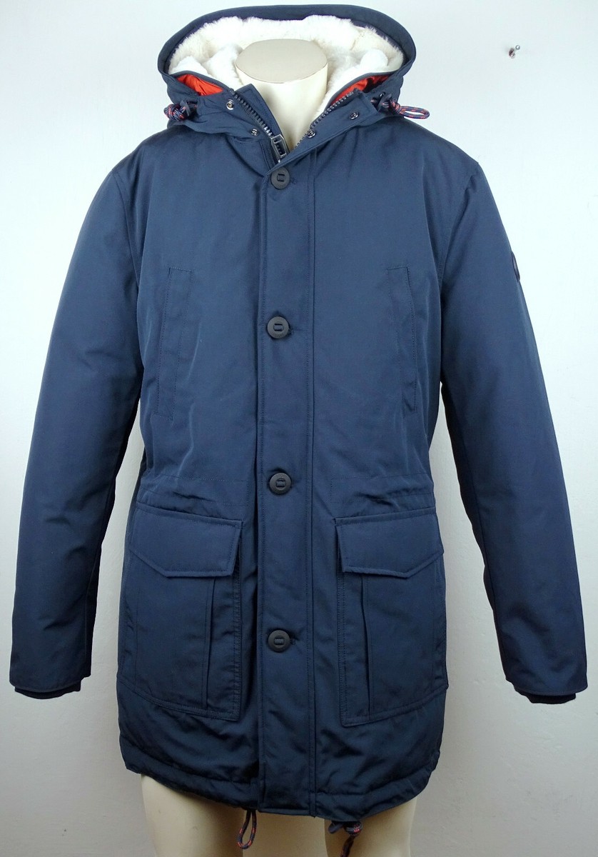 JOOP! LANDOR Parka Herren Coat Mantel Daunenparka Jacke Navy