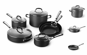 Calphalon Simply Pots and Pans Set, 10 piece Cookware Set, Nonstick 10-Piece  eBay