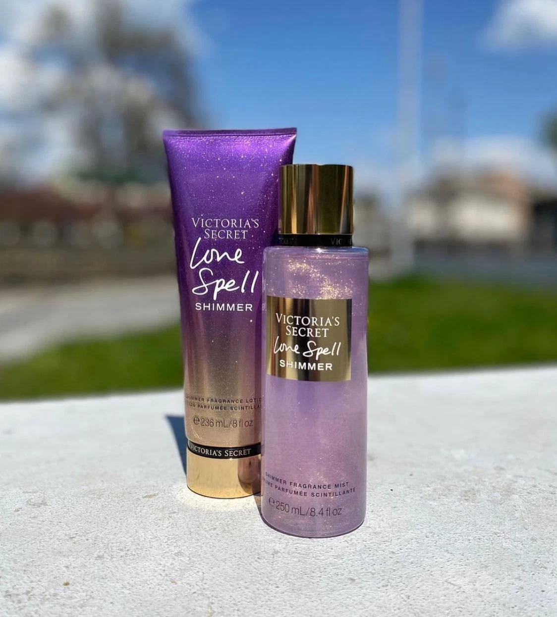 Victoria&rsquo;s Secret Love Spell Shimmer Mist Spray 250ml and Body Lotion Set New