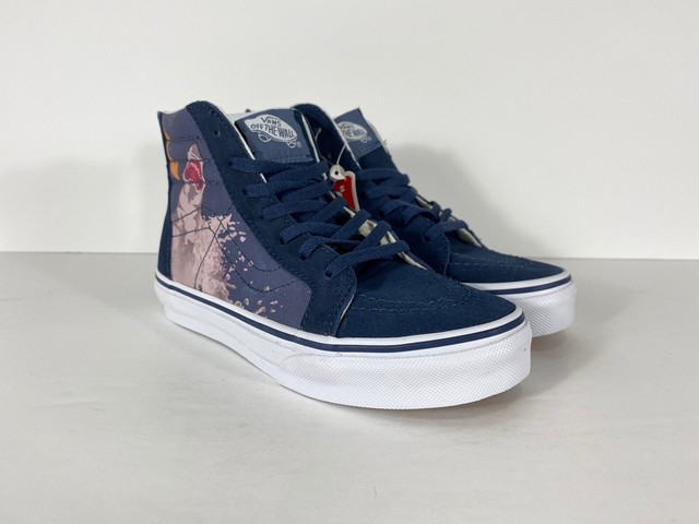 dress blue vans sk8 hi