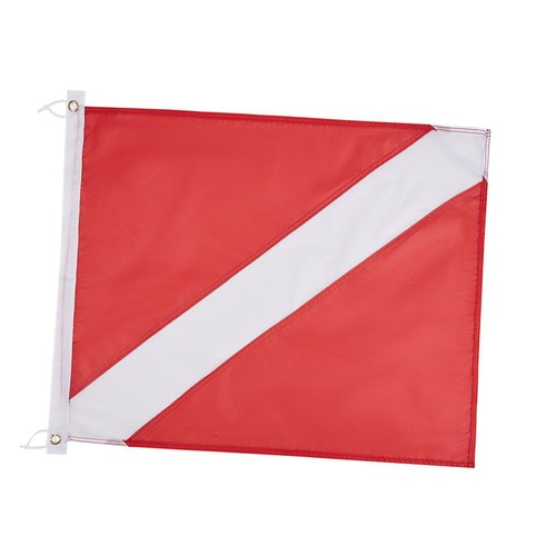 Dive Flag 20" x 24 for Snorkeling Use with Float, Buoy, Boat, Flagpole - Picture 9 of 10