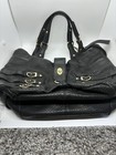 Jimmy Choo Bag Black Large Leather Bag Buckle Bag Style GREAT CONDITION