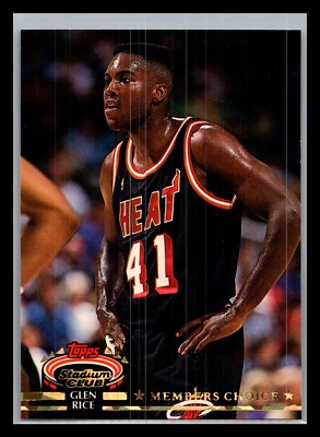1992 Stadium Club #203 Glen Rice members choice NM, MINT +