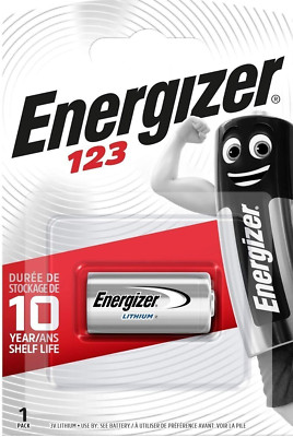 10 x Energizer Fotobatterie Cr123 3v Lithium 1 er Blister Cr123a