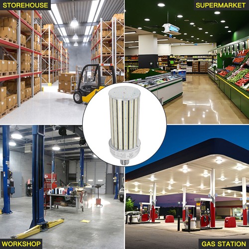 250W LED Corn Cob Bulb Light Workshop High Bay Fixture Replace 1000W MH HID HPS - Picture 10 of 11